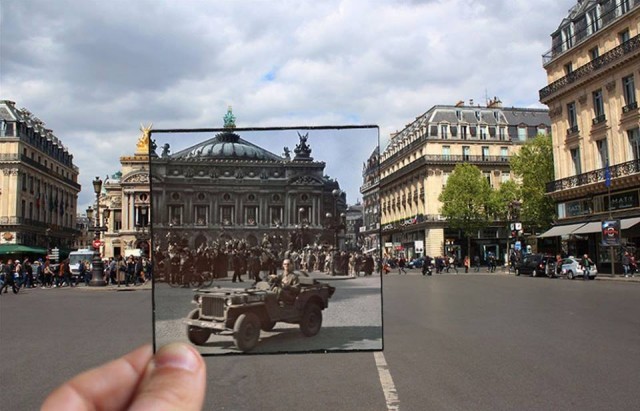 Place De L'Opéra (scattata il 25 agosto 1944)