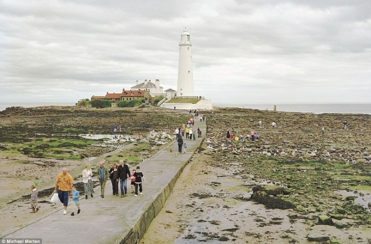 St Mary's lighthouse, Whitley Bay, Northumberland, le 20 septenbre 2008 à 13:00