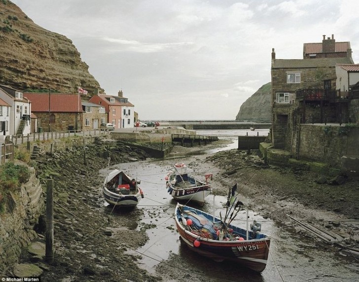 Staithes, Yorkshire, le 14 Septembere2004, à 9:45