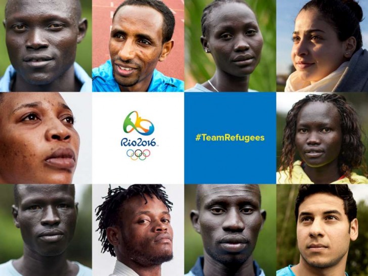 E questa è la rosa dei rifugiati al completo: 10 atleti che parteciparanno alle gare di tre sport, atletica, nuoto e Judo. In bocca al lupo!