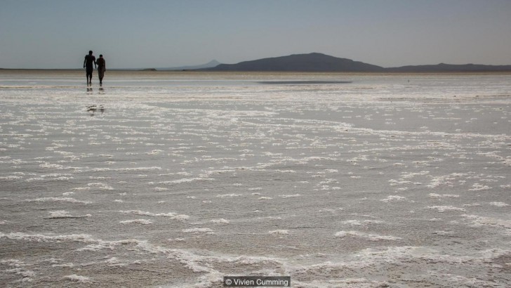 De Danakildepressie is bezaaid met zoutvlaktes in het hele gebied en ligt in de Afar-regio in het noordoosten van Ethiopië op de grens met Eritrea.