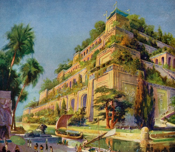 8. Giardini pensili di Babilonia.