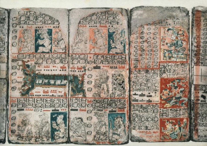 Il Codice di Dresda contiene in tutto 39 pagine fronte-retro rinvenute sulla penisola dello Yucatan...