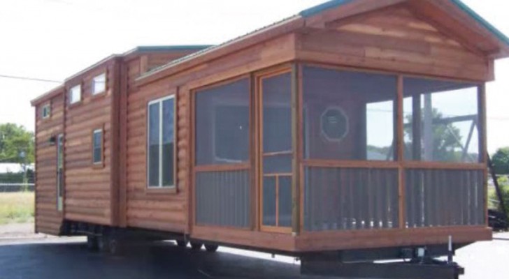 Dieses mobile Haus bietet Platz für 6 Personen und ist von innen fabelhaft: Lasst es uns zusammen entdecken