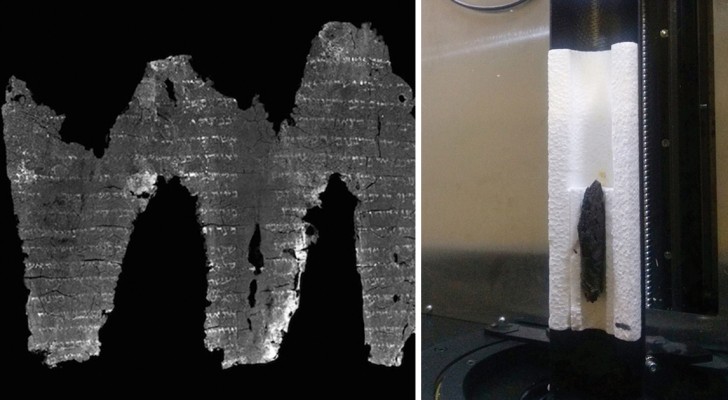 Miracoli della tecnologia: gli studiosi leggono un rotolo ebraico carbonizzato di 1400 anni fa