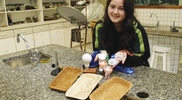 Adios a la contaminacion de las bandejas de alimentos: esta es la genial intuicion de esta joven de 17 años