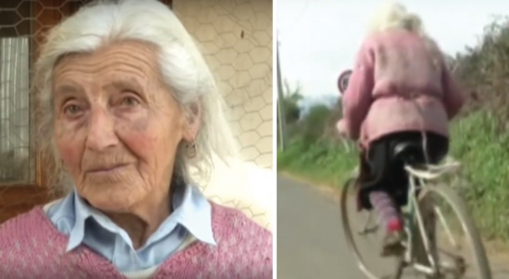 A 90 ans, elle parcourt tous les jours 30 km en vélo pour vendre ses produits: voici son histoire