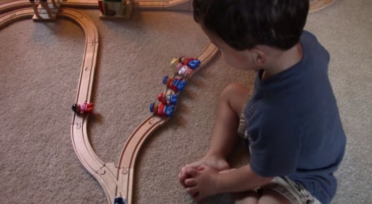 Which route should the train take? See this child's response!