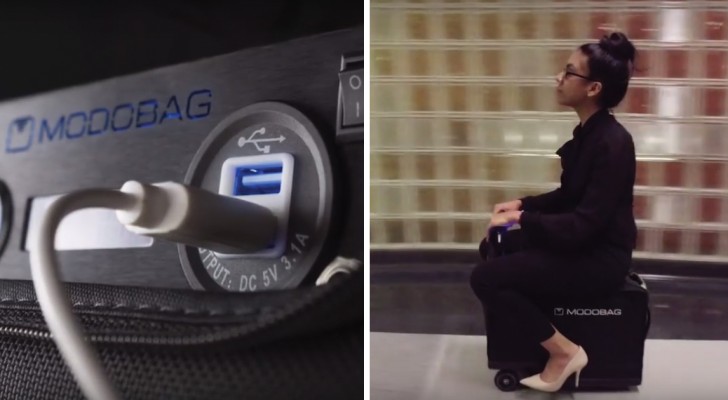  An amazing motorized bag to facilitate traveling!