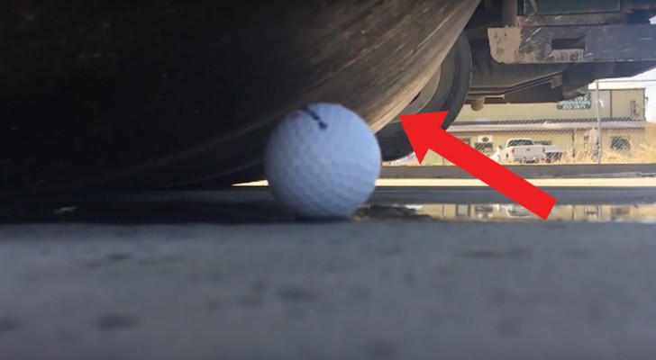 Watch this refinished golf ball resistance test! 