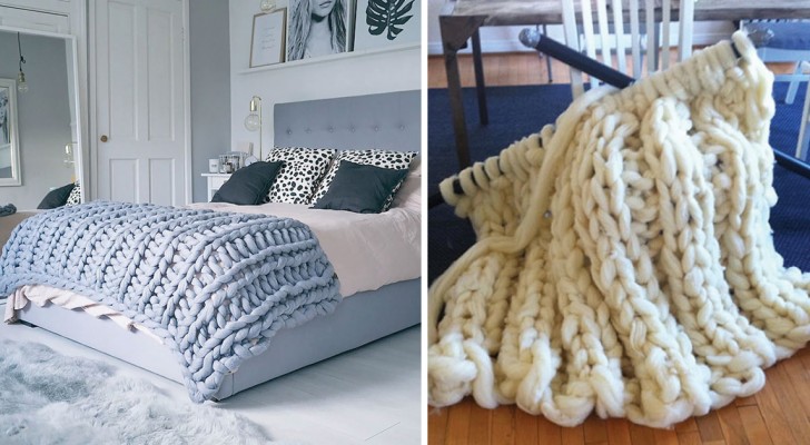 Check out this Giant DIY Fluffy Blanket!
