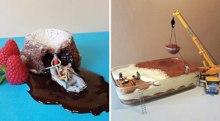 Un pasticcere italiano trasforma le classiche torte in opere d'arte... in miniatura