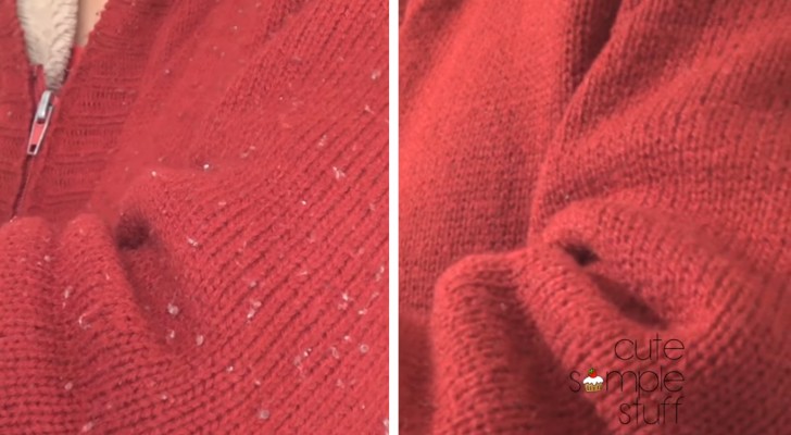 Wollt ihr Fusseln von Pullovern entfernen? Hier 2 Schritte, damit sie wieder ganz NEU aussehen!