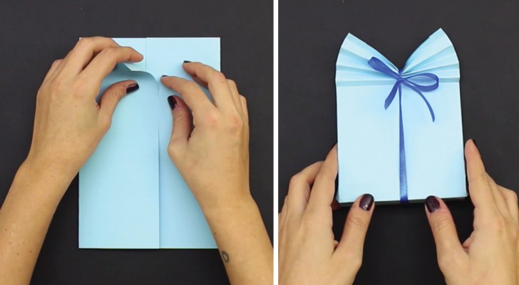 Voici comment créer un joli paquet cadeau avec une simple feuille de papier