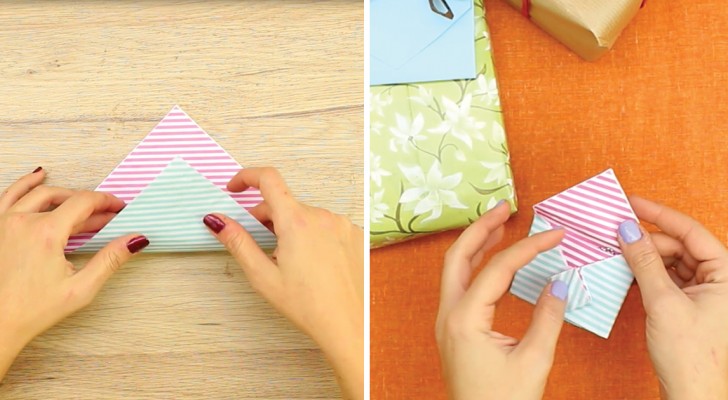Comment plier une feuille de papier pour obtenir un paquet cadeau original