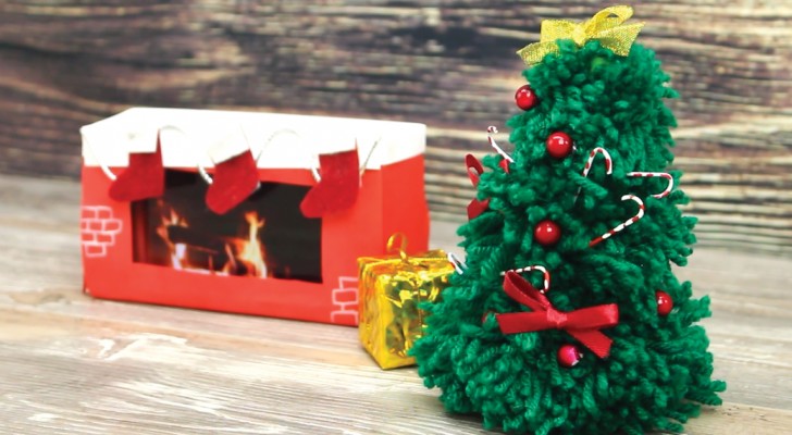 Apprenez à créer une petite œuvre d'art de Noël ... en miniature!