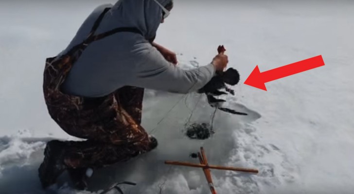 What this fisherman catches is a TOTAL SURPRISE!