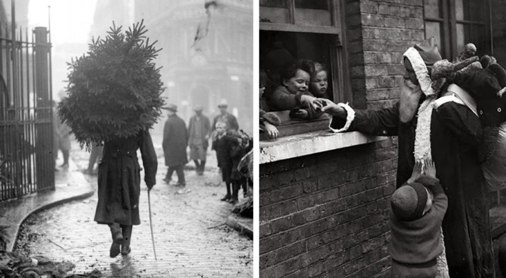 Non sentite la magia del Natale? Queste foto vintage del primo '900 vi porteranno nel cuore della festa