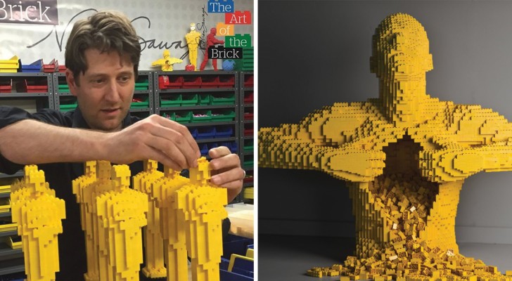 Abbandona la carriera di avvocato per fare sculture con i Lego: diventa una star internazionale!