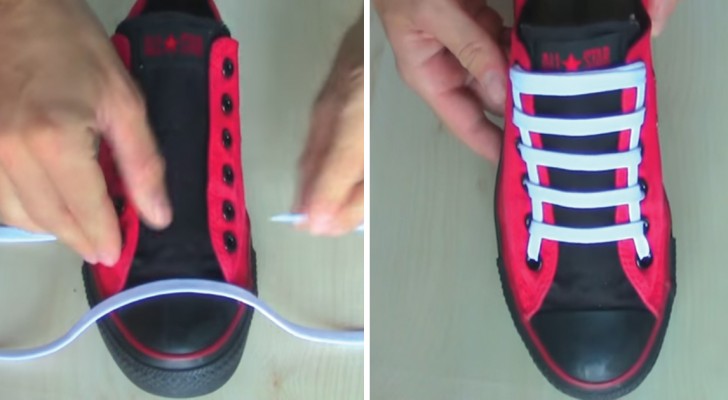 Autonoom Oneindigheid symbool Leer 5 originele manieren om veters in je schoenen aan te brengen! -  BekijkDezeVideo.nl