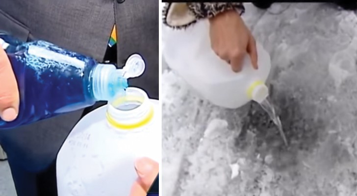 DIY winter ice melter ... cheap, fast, and effective!