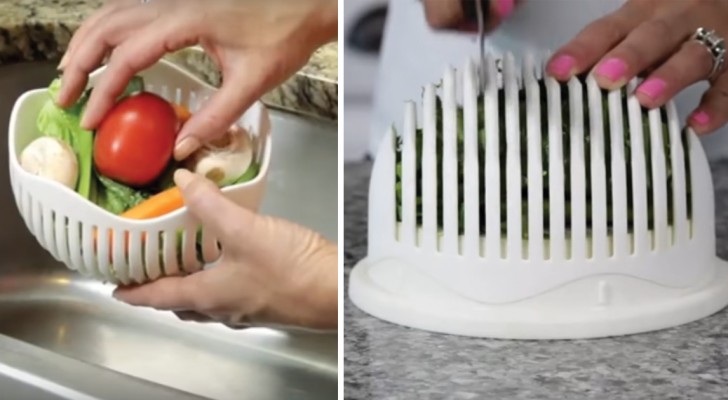 On dirait un récipient ordinaire, mais regardez comment il vous prépare une riche salade en 60 secondes!