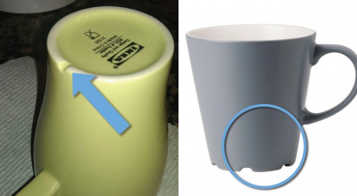 Una dipendente di Ikea spiega perché le tazze hanno delle scanalature sul fondo: servono ad evitare i ristagni d'acqua