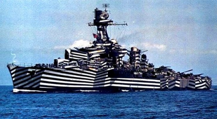 Navires de guerre composés de lignes: voici la technique de camouflage du début du 20e siècle pour échapper aux attaques en mer