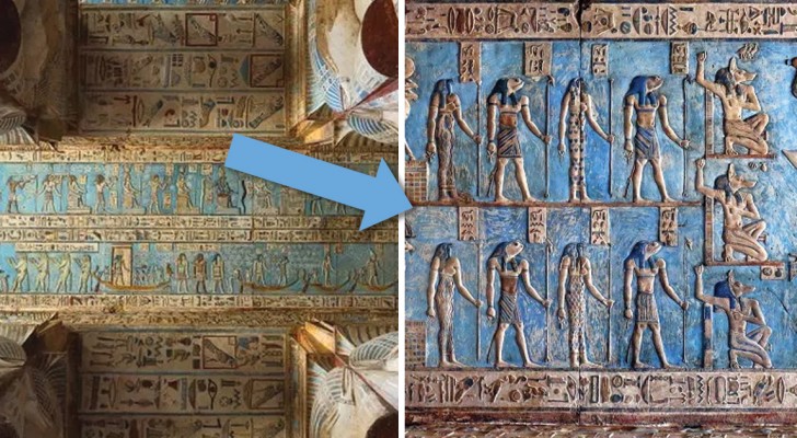 Na duizenden jaren is de best bewaard gebleven tempel uit het oude Egypte weer schitterend hersteld