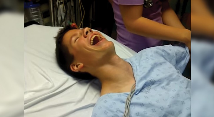 Watch this strange reaction to pain medication! Weird!