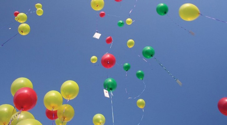 Warum man niemals Luftballons im freien steigen lassen sollte