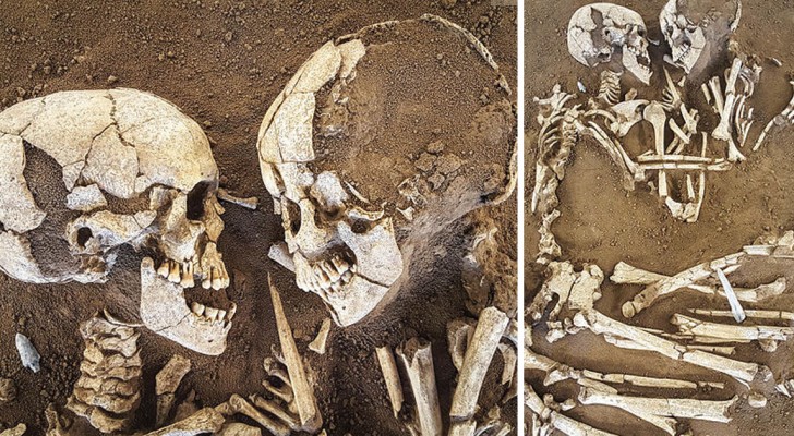 Questa coppia di scheletri si abbraccia da ben 6000 anni: un autentico esempio di amore eterno