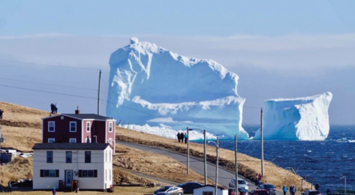 Un iceberg gigantesco "Saluta" la costa canadese: il suo passaggio è uno spettacolo unico