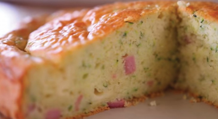 Herzhafter Kuchen mit Zuchhini, Schinken und Käse: Heute zubereitet, essbar auch noch in 3 Tagen