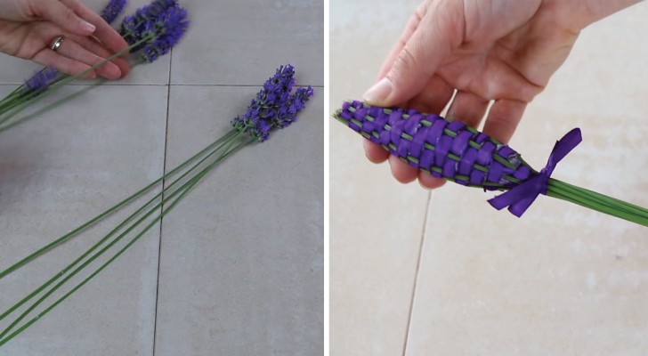 Så här kan du göra små lavenderpåsar som luktar gott i garderoben