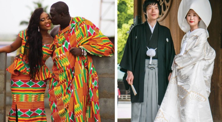 Ecco come appaiono gli abiti matrimoniali nelle varie parti del mondo