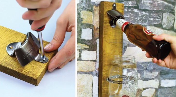 Abridor de garrafas para colocar na parede: faça você mesmo este objeto muito útil!