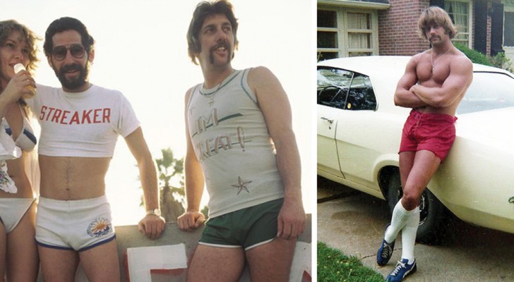 Ces photos d'hommes en shorts nous montrent une mode des années 70 que nous avions oublié