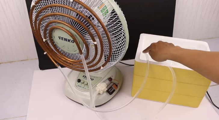 A pretty cool DIY air conditioner --- Pun intended! :)