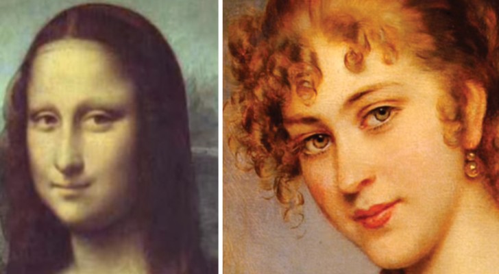 500 ans de portraits féminins deviennent le visage d'une seule femme qui bouge et nous regarde.