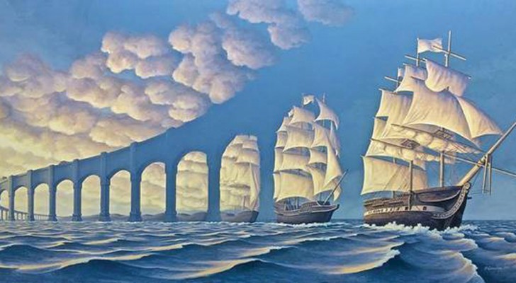 De optische illusies in deze schilderijen gaan je verbeelding te boven!
