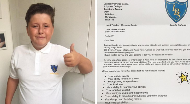 Die Prüfungen Ende des Jahres laufen schlecht: Dieser autistische Junge erhält einen unerwarteten Brief von seiner Schule