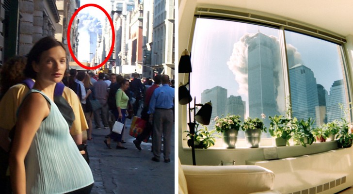 De rares photos prises le 11 septembre qui nous font vivre ces moments d'autres points de vue