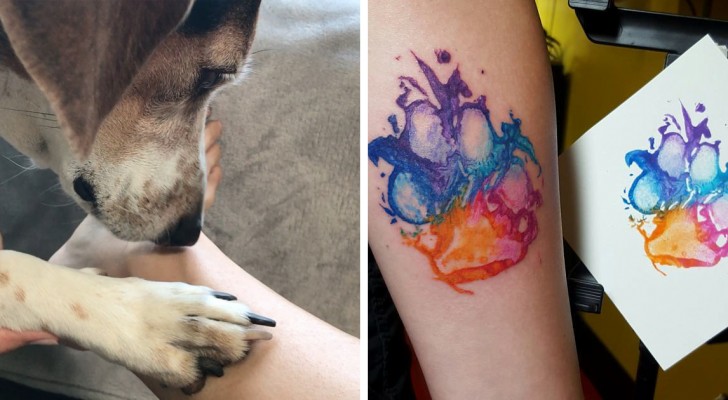 Ces personnes ont rendu spécial le tatouage de la patte de leur chien: voici quelques idées