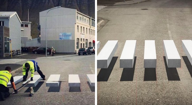 Cette ville d'Islande est passée aux panneaux de signalisation en 3D pour faire ralentir les automobilistes indisciplinés