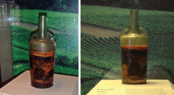 Die Römer füllten sie 350 nach Christus ab: Hier die älteste versiegelte Weinflasche der Welt