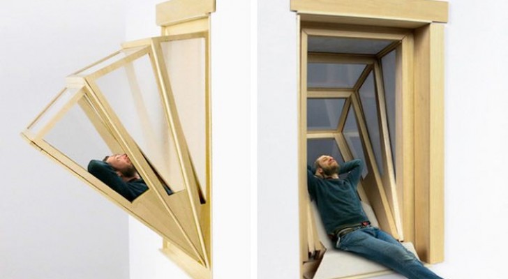 Met Deze originele uitklapbare ramen kan je op een heel nieuwe manier naar buiten kijken