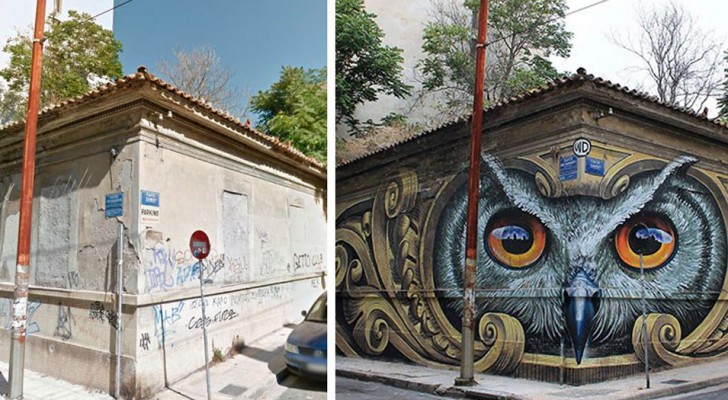 24 voorbeelden hoe straatkunst nieuw leven kan geven aan saaie hoeken in de stad
