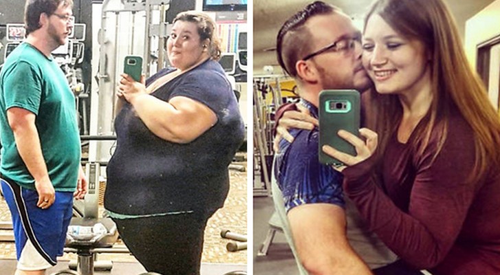 Ils perdent 180 kg à deux et prennent les mêmes photos 1 an après: vous aurez du mal à croire que c'est le même couple