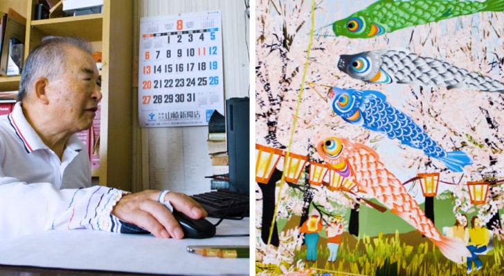 Questo anziano giapponese "dipinge" quadri bellissimi usando Excel